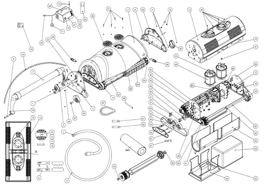 Parts exploded diagram